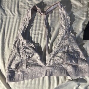 PINK Victoria's Secret Lace Bralette - Cream